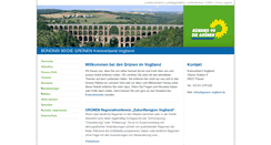 Desktop Screenshot of gruene-vogtland.de